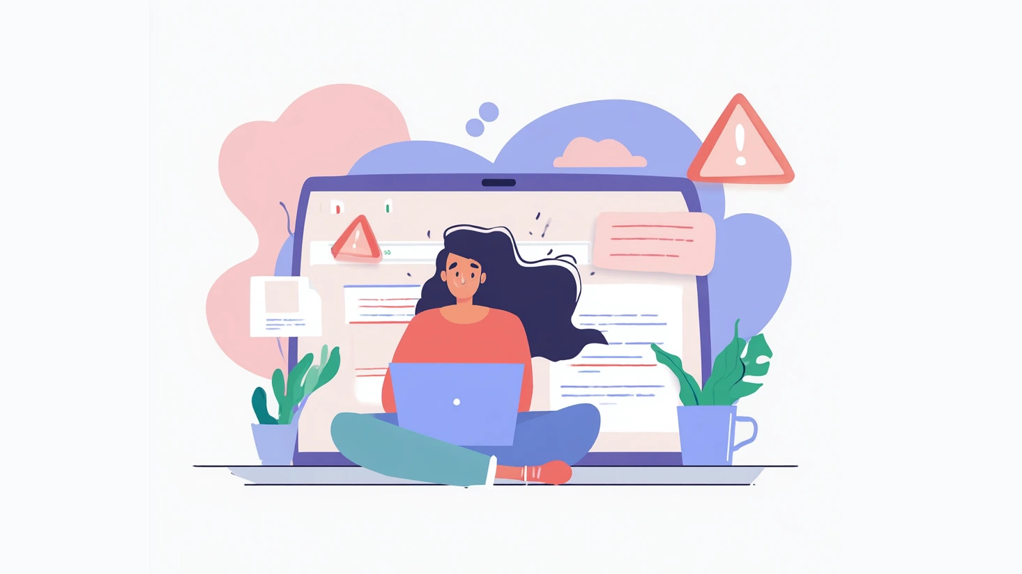 Professional website design showing trust elements