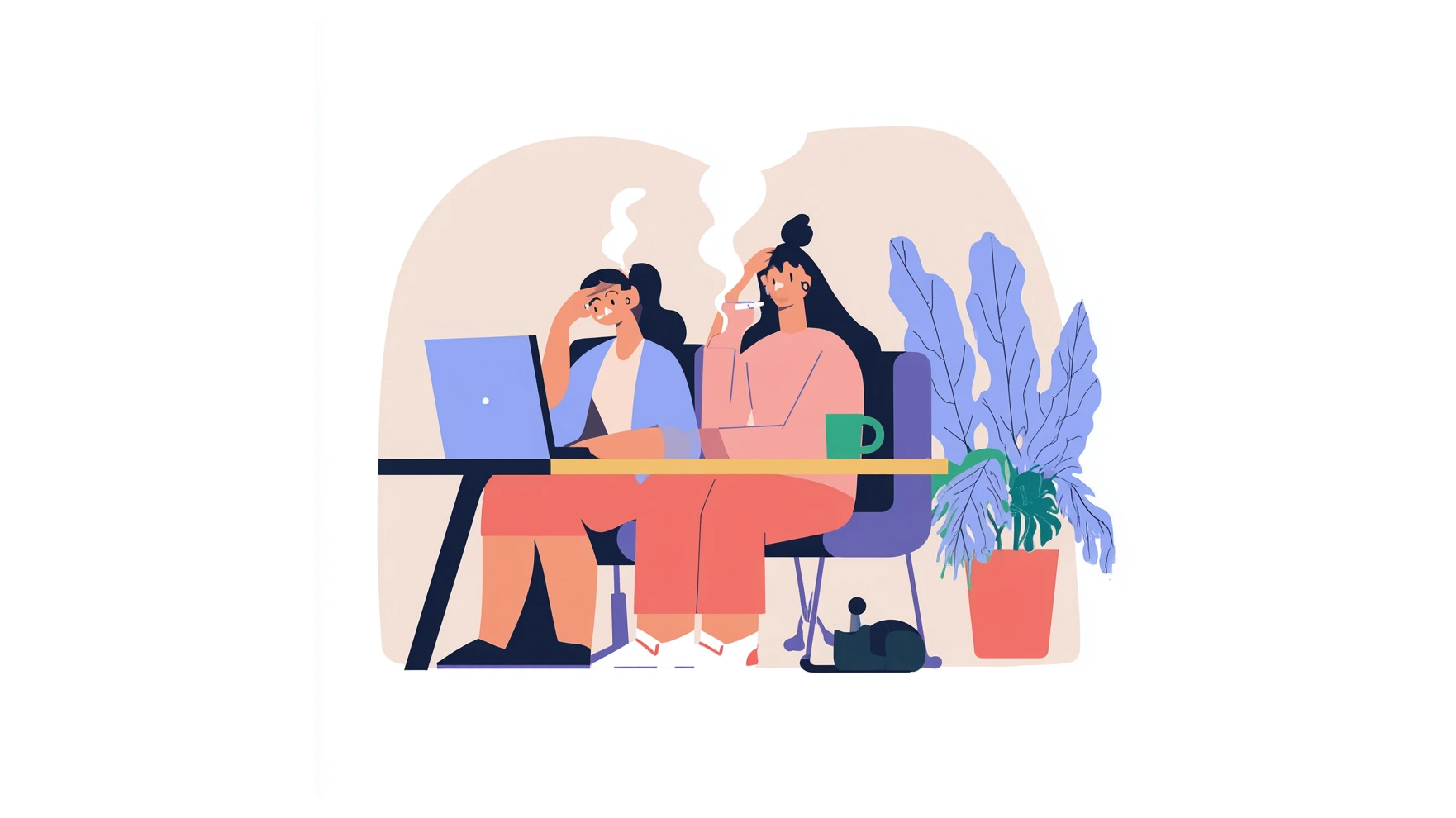 Professional contact information on website